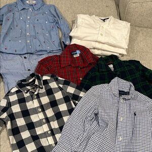 Boy’s Assorted Patterned and Solid Shirts